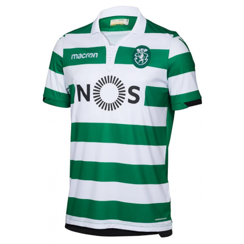 2018-19 Sporting Lisbon Home Soccer Jersey shirt